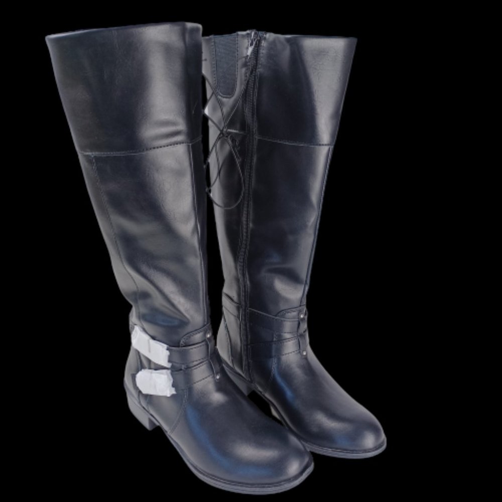 Women's Arizona Jean Co Black Tall Knee high Boots Size 7.5m